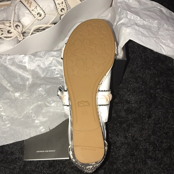 NEW Coach Demi Wedge Sandal - Picture 6 of 7